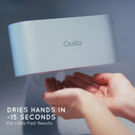 Quilo PALMZ™ Touchless Hand Dryer for Home & Small Spaces – Hygienic Alternative to Hand Towels | Compact Wall-Mount or Countertop | Dries Hands in ~15 Seconds | Modern Bathroom Upgrade