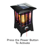 PIC Solar Flame Effect Patio Lantern Bug Zapper, ½ Acre Coverage, 1 Pack
