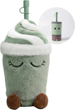 Asobu Fuzzie Plush Covered Straw Tumbler, 12oz Insulated Reusable Cup with Strap, Adorable Bedside & Travel Bottle for Adults, Teens, Kids 8 Cute Characters Sip Snuggle Smile