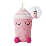 Asobu Fuzzie Plush Covered Straw Tumbler, 12oz Insulated Reusable Cup with Strap, Adorable Bedside & Travel Bottle for Adults, Teens, Kids 8 Cute Characters Sip Snuggle Smile