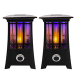PIC Solar Flame Effect Patio Lantern Bug Zapper, ½ Acre Coverage, 1 Pack