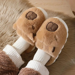 Cute Capybara Slippers | Soft Cozy Indoor Slides