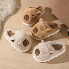 Cute Capybara Slippers | Soft Cozy Indoor Slides