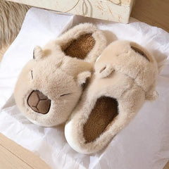 Cute Capybara Slippers | Soft Cozy Indoor Slides
