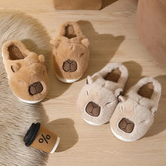 Cute Capybara Slippers | Soft Cozy Indoor Slides