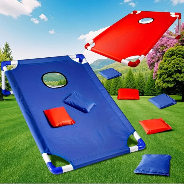 Outdoor Corn Hole Game Set for Kids & Families — Backyard Toss Game