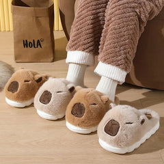 Cute Capybara Slippers | Soft Cozy Indoor Slides