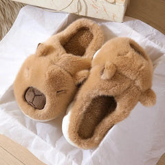 Cute Capybara Slippers | Soft Cozy Indoor Slides