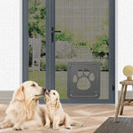 Creative Pet Door with Scratch-Resistant Design